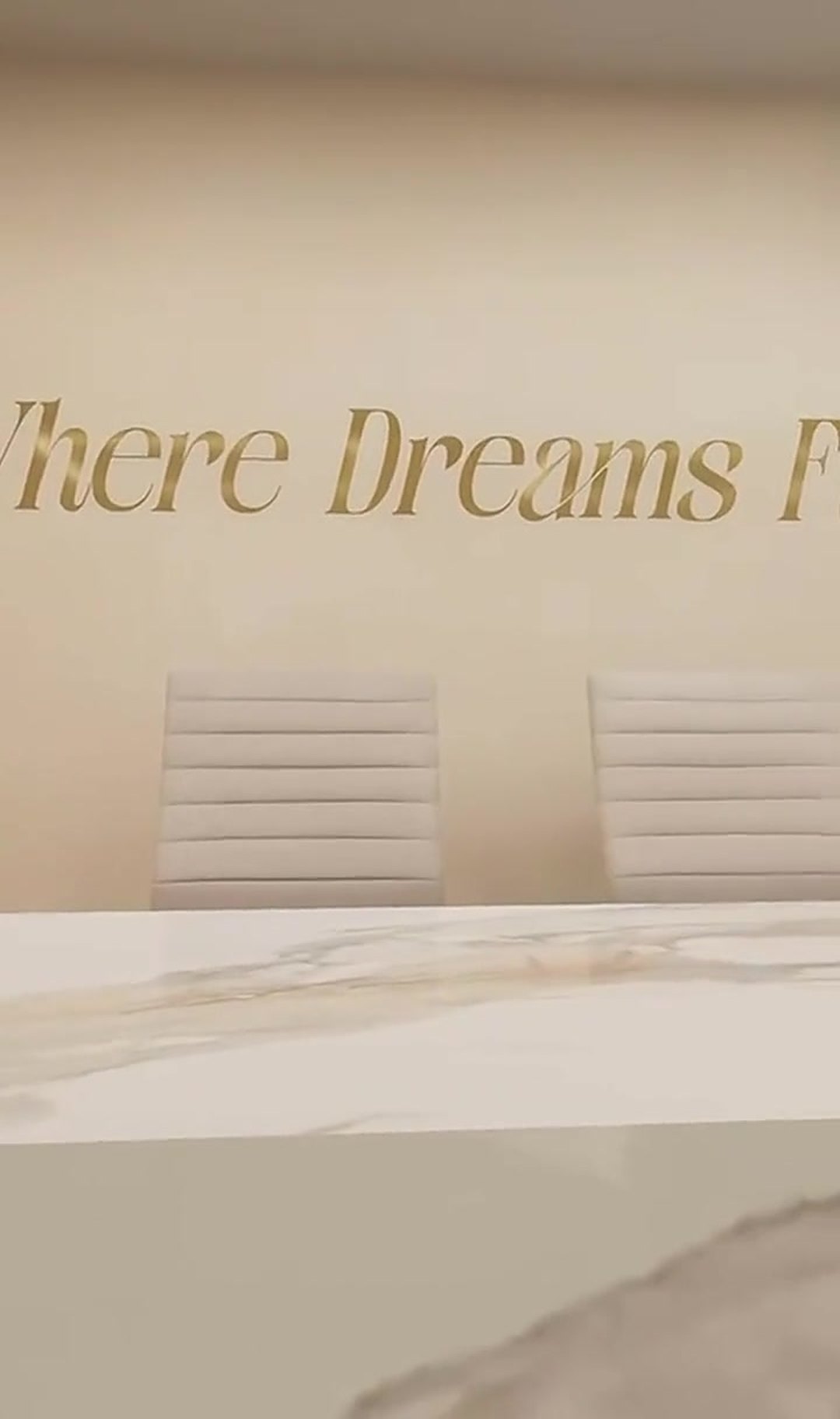 Where Dreams Find an Address wall